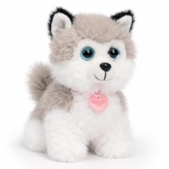 Sitting Dog Stuffed Animal Soft Husky Dog Plush Toy Cute Birthday Gifts for B…