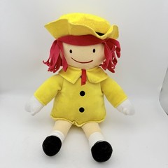 Kohls Cares Madeline 13.5″ Plush Stuffed Doll Yellow Coat Hat Book Character