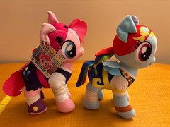 2016 Hasbro My Little Pony plush Rainbow Dash C2709 & Pinkie Pie C2710