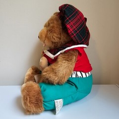 Chosun Gingerbread Cookie Bear Plush Stuffed Animal Christmas Holidays Vtg 16″