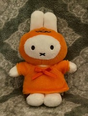 New! Vipo Miffy Halloween Plush Pendant – Orange Pumpkin