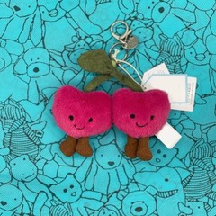 NEW Cute Plush Animal Keychain Bag Charm Soft Stuffed Toy Backpack Purse Pendant