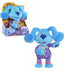 Nickelodean Blues Clues & You Bedtime Blue Glows Sings Song Plush Stuffed New