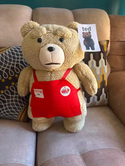 Ted 2 Teddy Bear Plush 17.7” Movie Stuffed Animal Soft Doll Apron Gift Toy 46CM