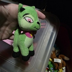 Neopets Green Mini Plush Stuffed Animal Under 6in 3-7 Years Age 3-4 4-7