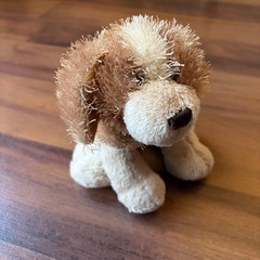 Ganz Lil Kinz Cocker Spaniel Plush Dog HS011 Brown Tan Stuffed Animal Toy
