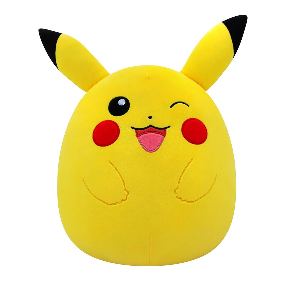 Pokémon Squishmallows – 10″ Pikachu Collectible – Plush Toys Ages 3+ to Adult