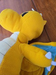Vintage Walmart Pokemon Dragonite Pillow Pal Plush 26” Used