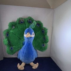 Peacock FAO Schwarz Medium Stuffed Animal Plush 2015 Toy (12-14in, 3-7 Years)
