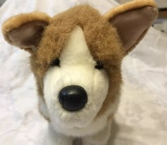 Douglas Cuddle Toys Louie the Corgi Dog # 1713 Stuffed Animal Toy