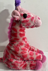 Wild Republic 12″ Plush Stuffed Pink Spotted Giraffe Weighted Toy Animal