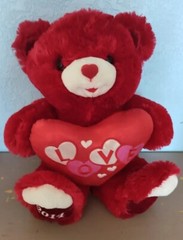 Dan Dee Teddy Bear~Collector’s Choice 2014~ 20″Red Soft Plush~ VG Condition