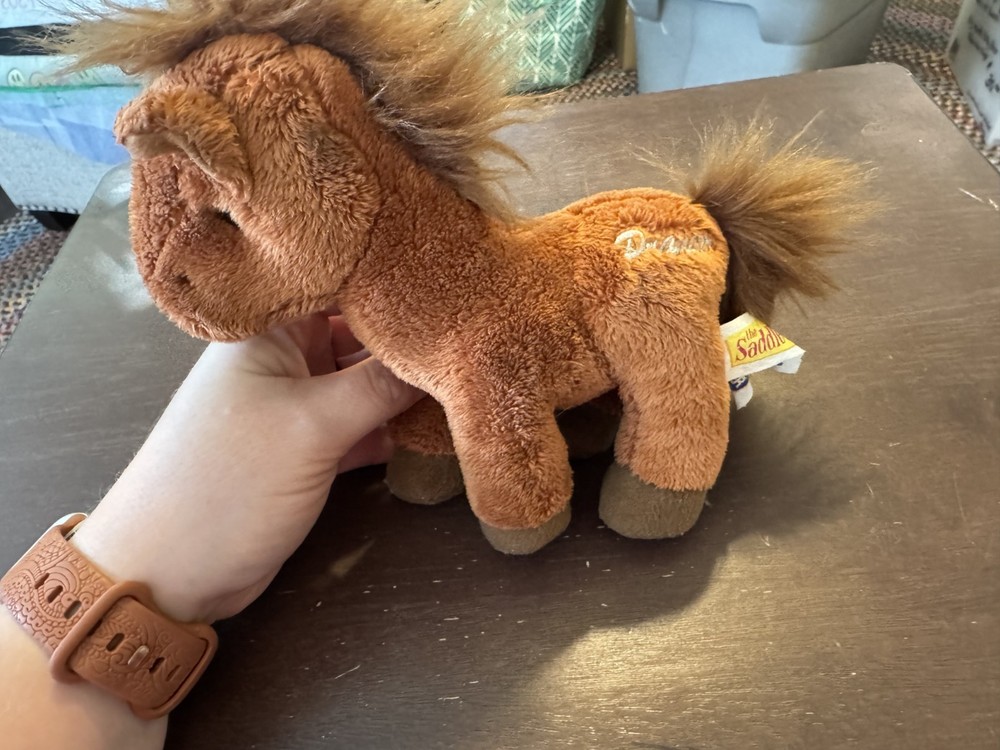 The Saddle Club Prancer Brown Plush Horse