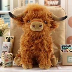Cuddly Highland Cow Soft Toy Teddy Plush Toys Doll Gift 9.5” 28cm