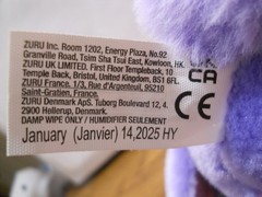 Zuru Bunny Unicorn Butterly – Purple Pink Heart Wings January 14 2025 Sequins