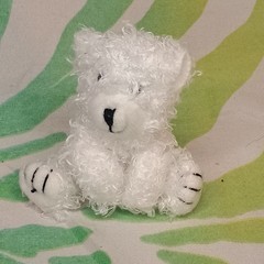 Whimzy Pets Ralop White Polar Bear 3″ Mini Plush