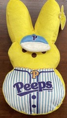 Peeps 12″ Bunny Dress Up Plush Yellow Baseball Player