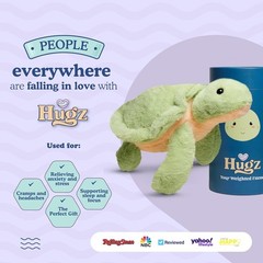 Hugz Official Shelly The Turtle – Premium Weighted Stuffed Plushie 3.8 lb for…
