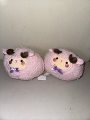 Fukuya Sheep-5 Round Soft Stuffed Animal Toys Korohitsuji Blue,pink,yellow,white