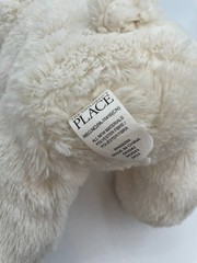 The Childrens Place Bunny Rabbit Carrot Plush White Stuffed 8″ Sitting Easter