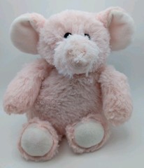 Warmies Jr. Microwavable Weighted Pink Elephant Grains Lavender Filled Reusable
