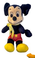 Walt Disney Characters 21″ Mickey & Minnie Mouse Plush Toys 1960s