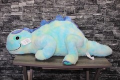 This & That Plush Stuffed Chameleon 31 Inch Tye Dye Blue/Green Soft