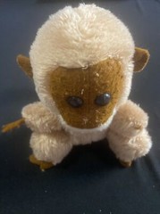 VINTAGE 1976 R. DAKIN BEAN BOTTOM 5.5” MONKEY PLUSH (MA559)