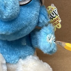 Smurf Vintage Plush Peyo Wallace Berrie 1980 6-inch Lot Of 6