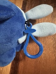 SEGA SONIC THE HEDGEHOG WITH BUNNY EARS PLUSH BAG CLIP NEW TAGS