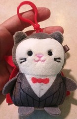 Animal Adventures Plush Embroidered Backpack Clip Costume Critters Vampire Cat