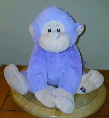 Ganz Webkinz Jr Purple Monkey Plush No Code