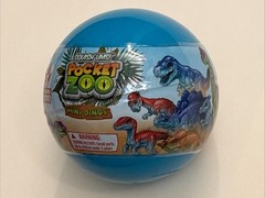 Squish ‘ums Pocket Zoo Surprise Toy Blind Globe 5 Mini Dinos Inside