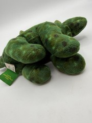 Wild Republic Stegosaurus Green Dinosaur Plush Stuffed Animal 9” Camo 2011 Dino