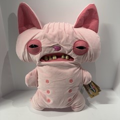 Fuggler Big Fugg Sphinx Wrinkle Mcstinkles 18” Pink Plush Hairless Cat Toy XL
