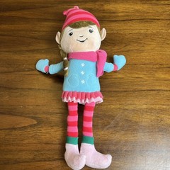 Hallmark Clementine 13” Girl Elf Plush Christmas Holiday Doll Festive Northpole