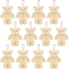 12 Pack Brown Mini Teddy Bears 4.7 inch Tiny Soft Stuffed Teddy Bear Small Pl…