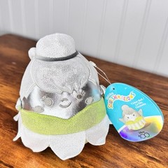 Squishmallow Kellytoy Disney 100 Anniversary Silver Tinker Bell Plush 6″ NWT