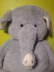 Huge 55″ Giant Plush Elephant Gray Jumbo Stuffed Animal 24″ Wide Best Made Toys