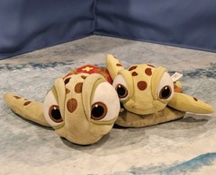 Disney Store Squirt Plush Bundle Finding Nemo Turtle 10” 14” Stamped