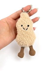 Jellycat Peanut Plush Keychain Bag Charm Amuseables Cute Soft Toy Gift NWT