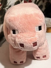 Minecraft Plush Pig Pink Stuffed Animal Toy 11” Jinx Mojang Spin Master Lovey