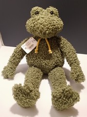 GUND Pongo Frog Plush Stuffed Animal 32000 RETIRED Green Amphibian Hang Tag VTG