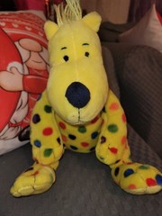 Put Me in the Zoo Spotted Yellow Dog 15″ Plush Kohls Cares Stuffed Toy Polka Dot