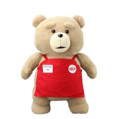 46cm TED 2 Plush Teddy Bear Soft Stuffed Toy with Apron for Kids Gift