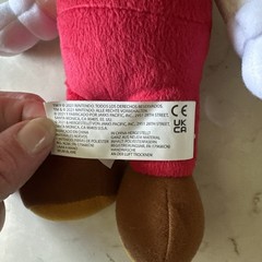 Super Mario Mario Plush Medium Stuffed Animal Red White Brown Washable Toy