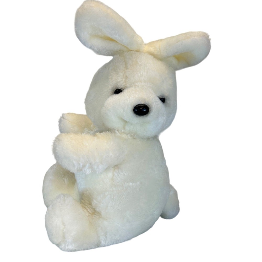 House Of Lloyd Sledding Snow Bunny 16″ Plush White No Sled or Sweater
