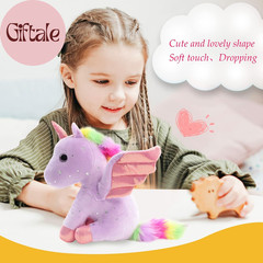 8 Inch Unicorn Stuffed Animals, Cute Unicorn Gift Toys for Girls,Unicorns Birthd