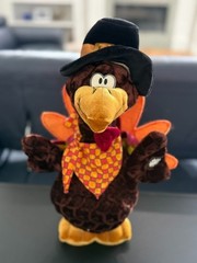 Dan Dee Hop & Bop Turkey In The Straw Thanksgiving Singing Dancing Turkey Plush