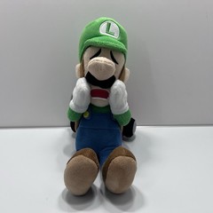 San-ei Little Buddy Luigi’s Mansion Scared Luigi 10” Plush W/ Ghost Vacuum